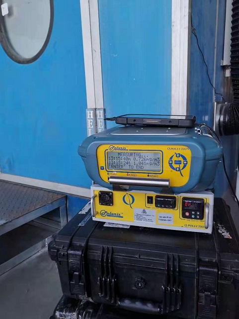 汽油車監(jiān)測現場驗證測試非甲烷總烴濃度變化